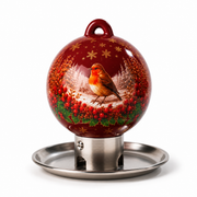 Éclat d'hiver - Boule de graisse pour oiseaux en porcelaine